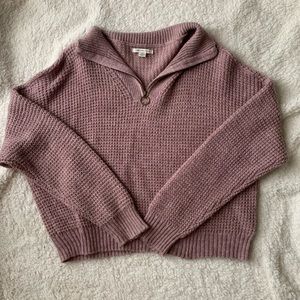 American Eagle cropped knit sweater